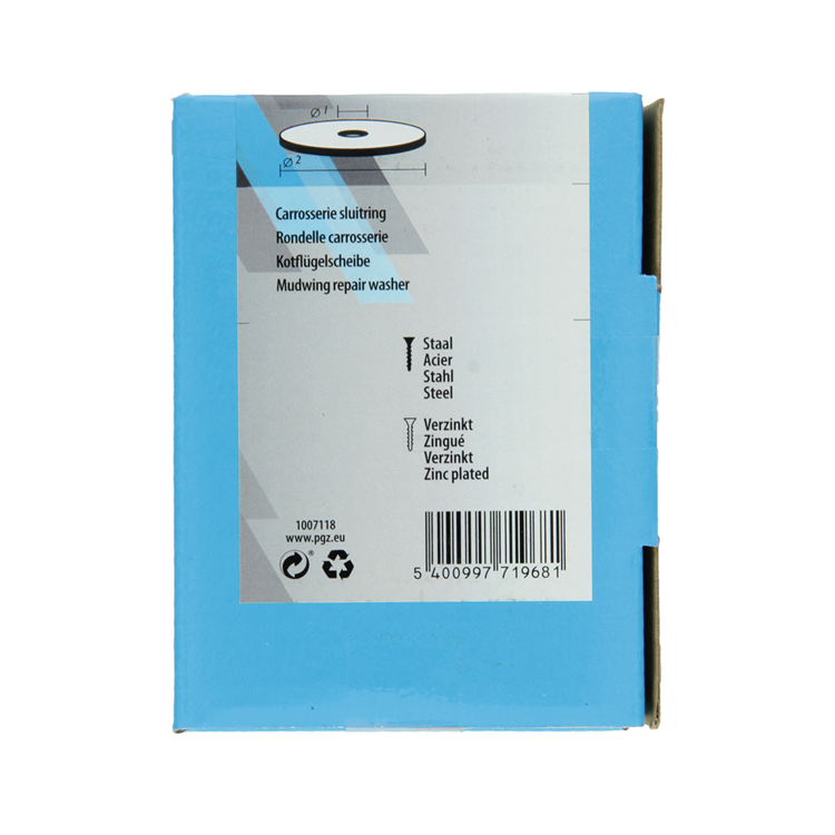 Mack 1007118 - Karosserieringe 200 Stück 4,2 x 20 mm | 5 Stück