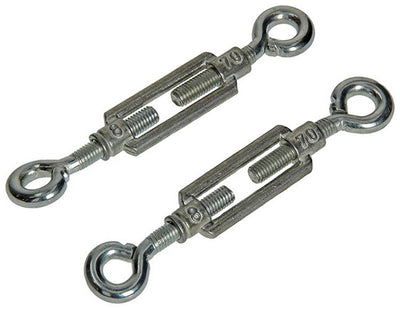 Mack 1008542 – 2 Spanner 2 Ösen M8 x 70 mm verzinkt | 10 Stück