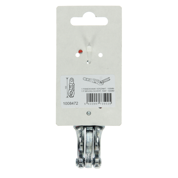 Mack 1008472 - 1 Panikhaken 100mm verzinkt | 5 Stück