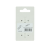 Mack 1008498 - 2 Stahldrahtklemmen 3mm Duplex verzinkt | 10 Stück
