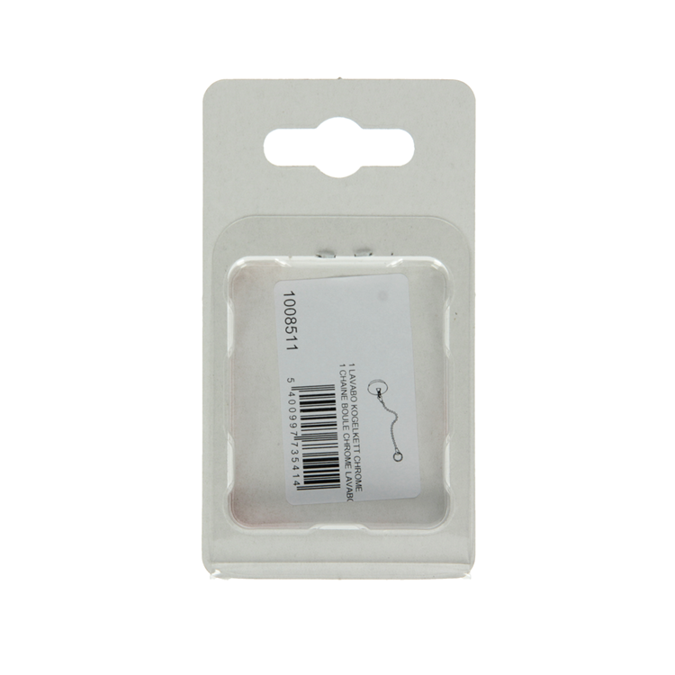 Mack 1008511 - 1 Waschbeckenkette Chromzubehör k 50cm | 10 Stück