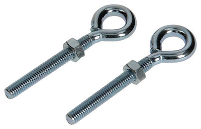 Mack 1008547 – 2 Augenschrauben + Mutter M6 x 50 mm verzinkt | 10 Stück