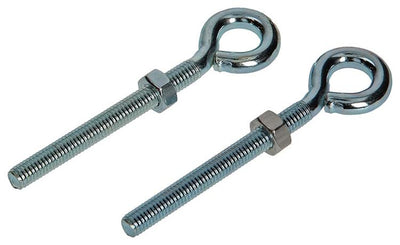 Mack 1008548 – 2 Ringschrauben + Mutter M6 x 60 mm verzinkt | 10 Stück