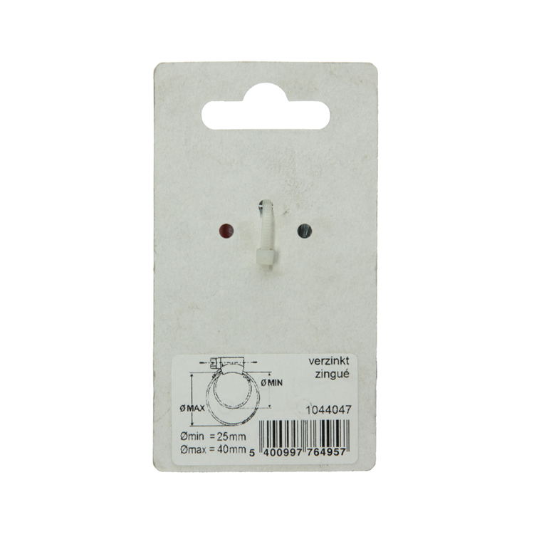 Mack 1044047 – verzinkter Spannring (2) 25–40 mm | 10 Stück