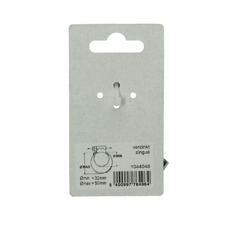 Mack 1044048 – verzinkter Spannring (2) 32–50 mm | 10 Stück