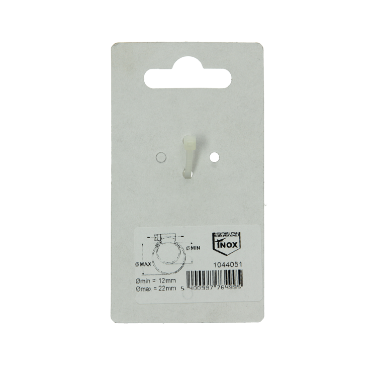 Mack 1044051 – Edelstahl-Spannring (2) 12–22 mm | 10 Stück