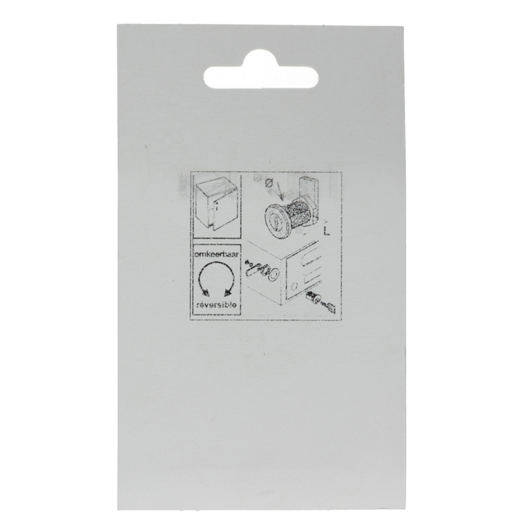 Mack 1013584 – 1-Brief-Schrankschloss verchromt 32 mm | 5 Stück