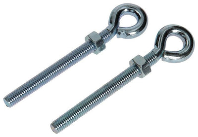 Mack 1008551 – 2 Ringschrauben + Mutter M8 x 80 mm verzinkt | 10 Stück