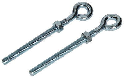 Mack 1008552 – 2 Ringschrauben + Mutter M8 x 100 mm verzinkt | 10 Stück