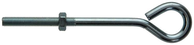 Mack 1008555 - 2 Ringschrauben + Mutter M10 x 150 mm verzinkt | 10 Stück