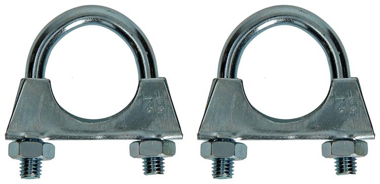 Mack 1008558 - 2 Auspuffschellen uni. m8 x 32 mm | 5 Stück