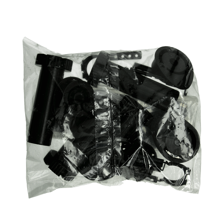 Mack 1014496 - Satz mit 4 Sockelfüßen aus Kunststoff 150 mm | 10 Stück