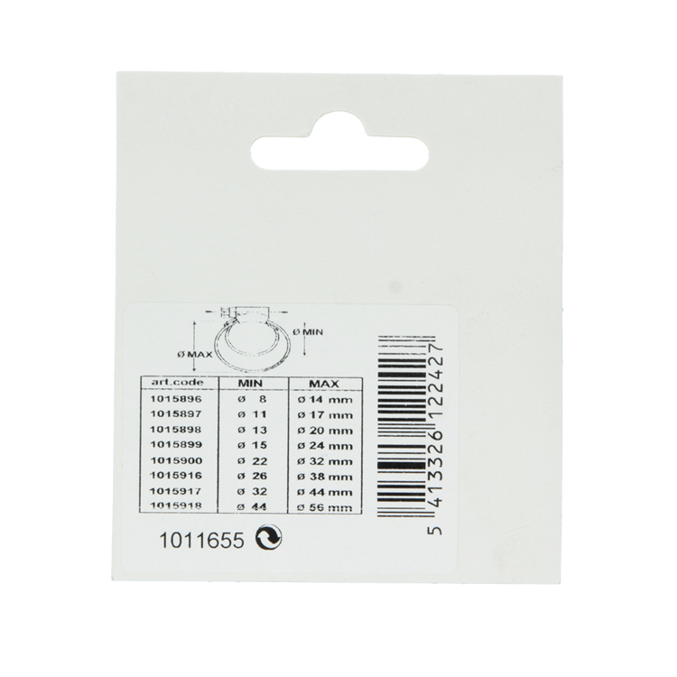 Mack 1011655 - 2 Mini-Spannringe verzinkt 9x11mm | 10 Stück