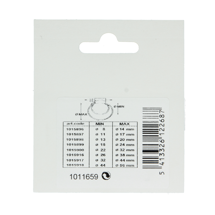Mack 1011659 - 2 Mini-Spannringe verzinkt 13x15mm | 10 Stück