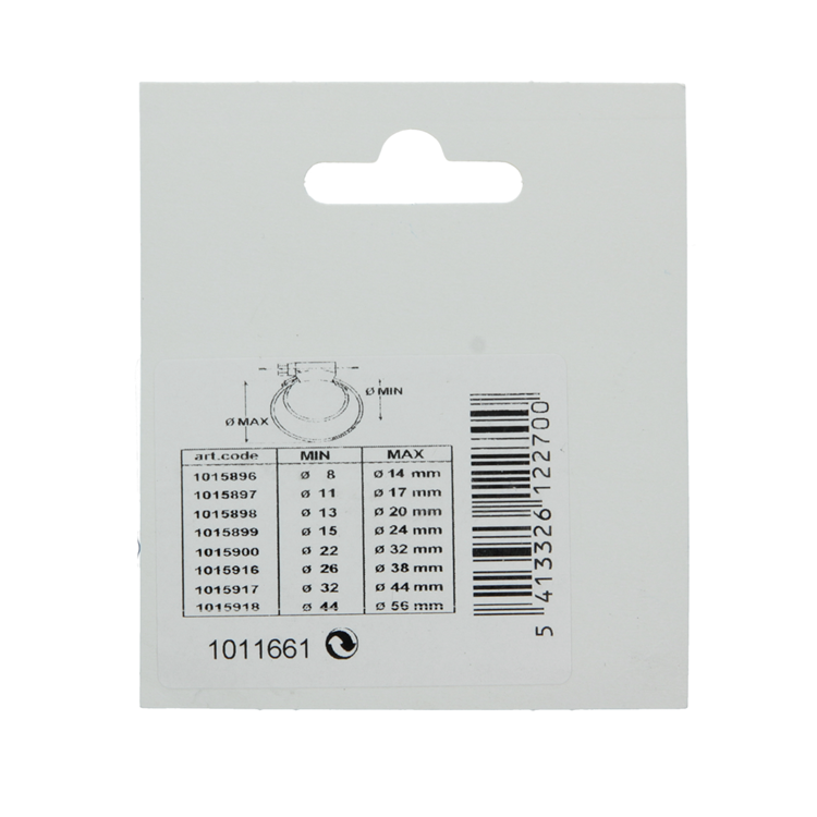 Mack 1011661 - 2 Spannringe Edelstahl 9mm 12x22mm | 10 Stück