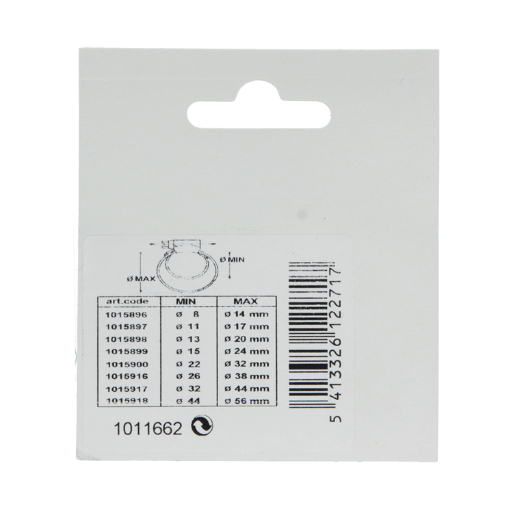 Mack 1011662 - Schlauchschelle Edelstahl 16-27mm 2 Stück | 12 Stück