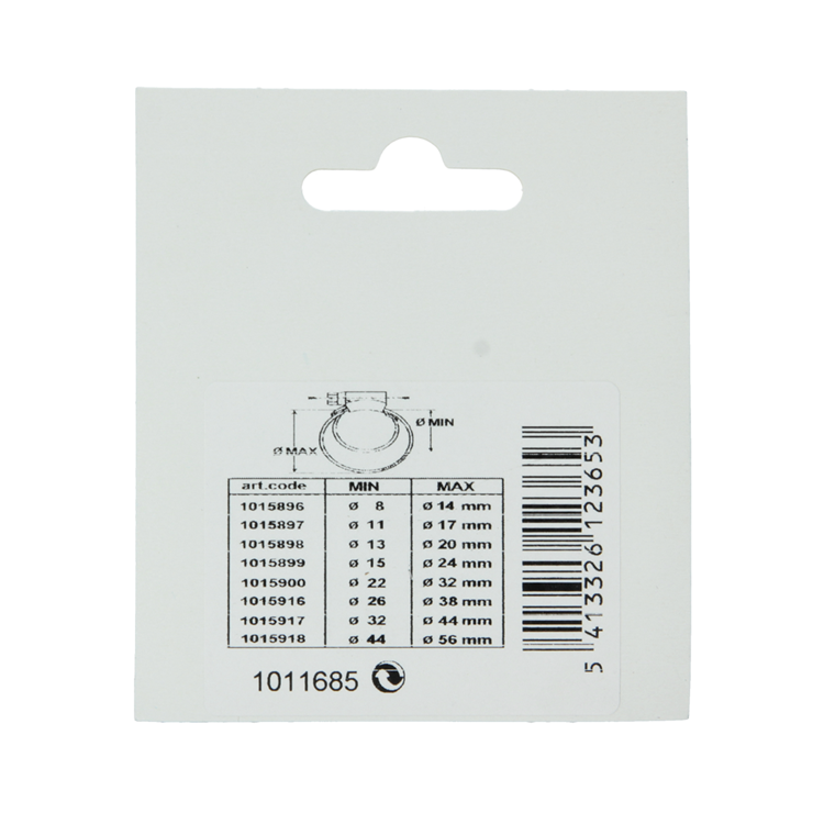 Mack 1011685 - 2 Mini-Spannringe verzinkt 14x16mm | 10 Stück