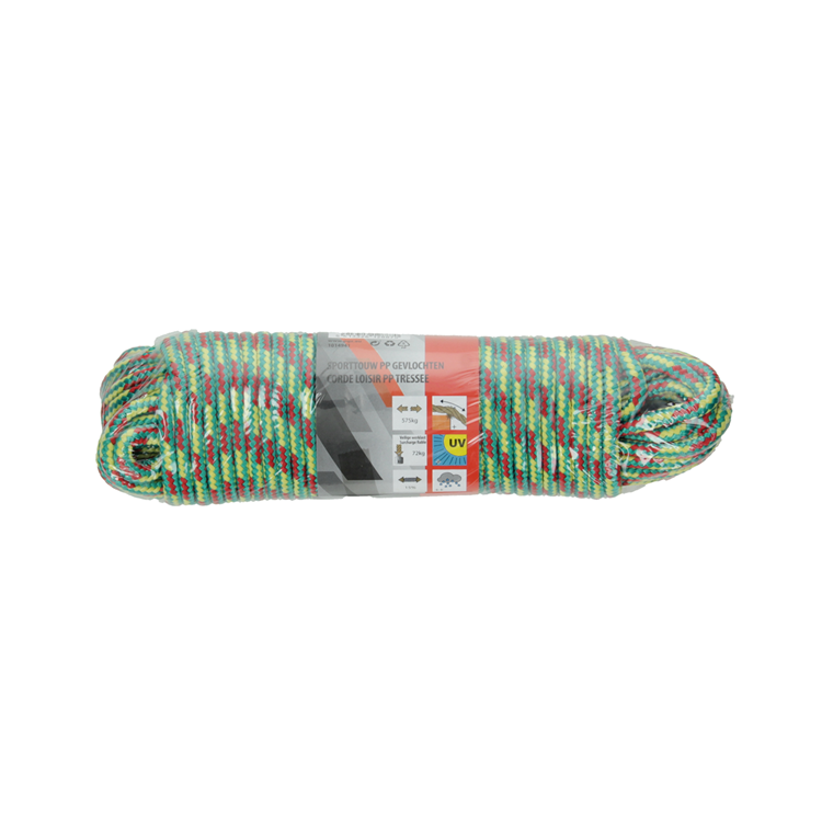 Mack 1014941 - Sportseil PP geflochtener Strang 6mm 20m | 5 Stück