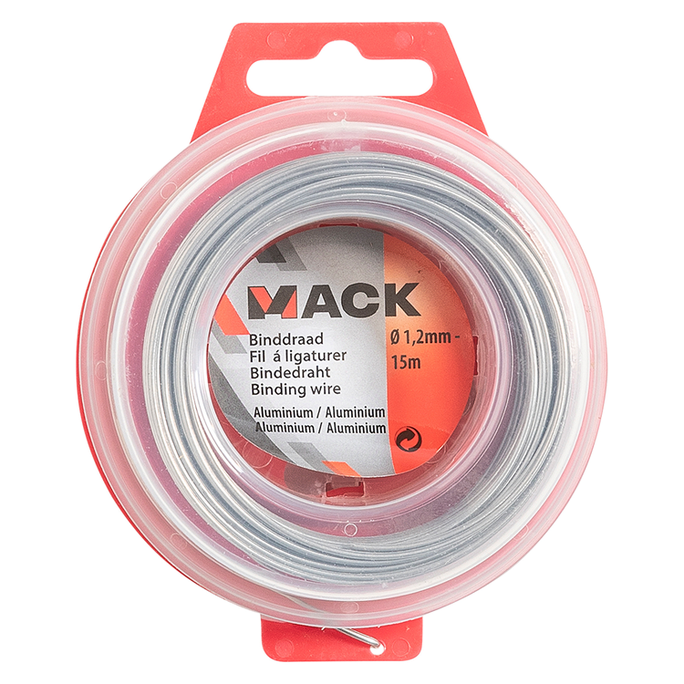 Mack 1015187 - Bindedraht Aluminium Hobby ø1,2mm - 15m | 6 Stück