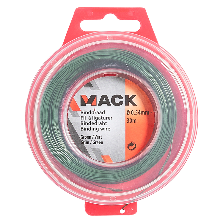Mack 1015190 - Bindedraht grün Hobby ø0,54mm - 30m | 6 Stück