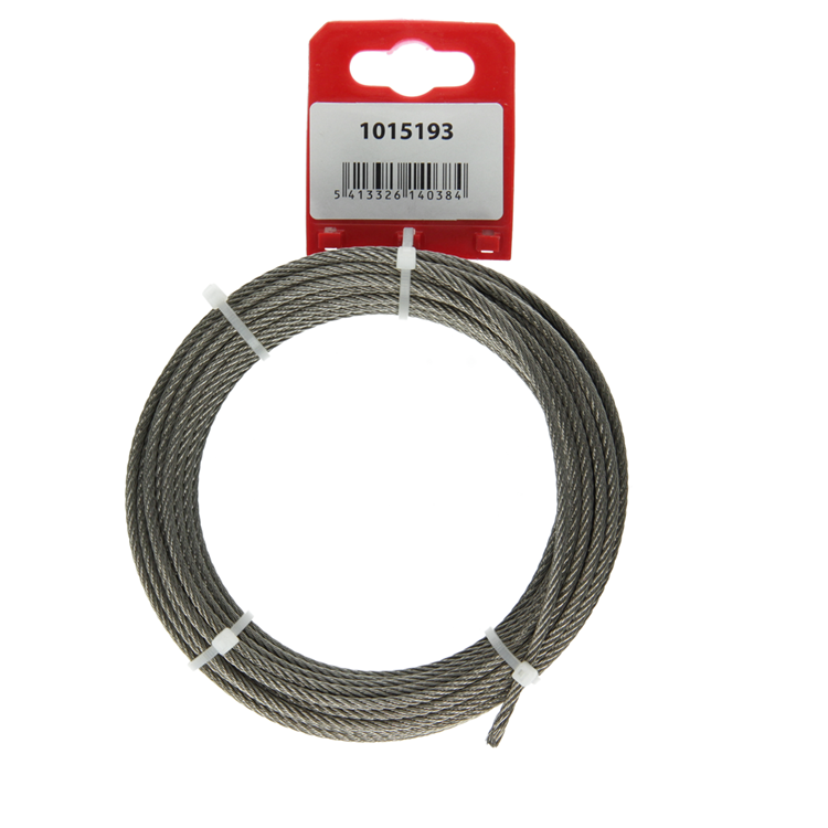 Mack 1015193 – Stahlseil 7x7 Edelstahl Aisi 316 103 mm Tragfähigkeit 90 kg DIN EN 12385-4 | 5 Stück