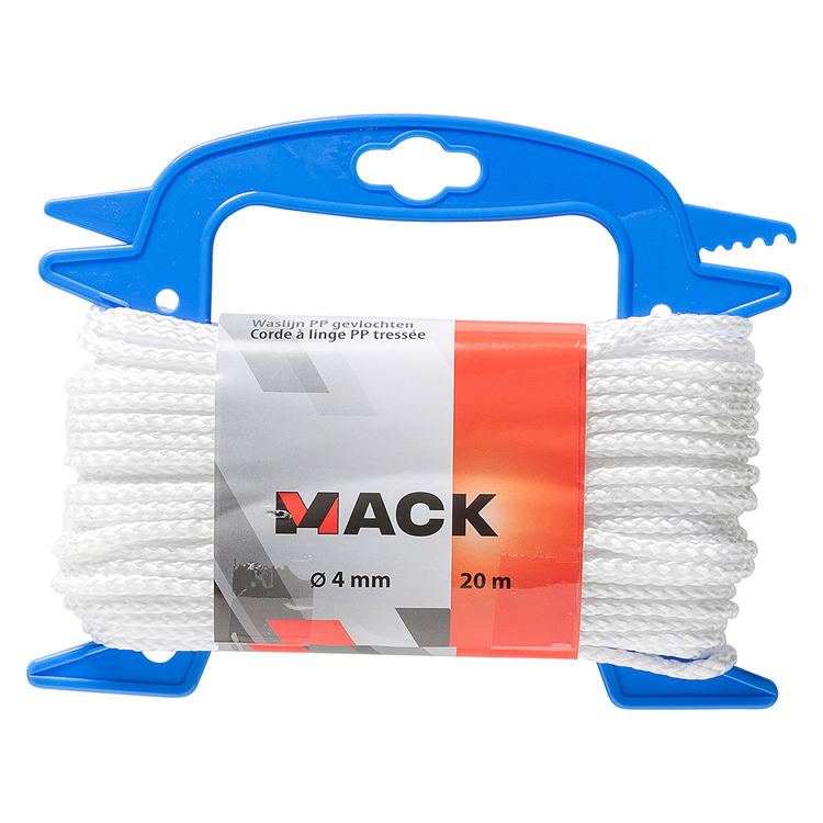 Mack 1013962 - Multilonseil weiß Rolle 4mm 20m | 5 Stück