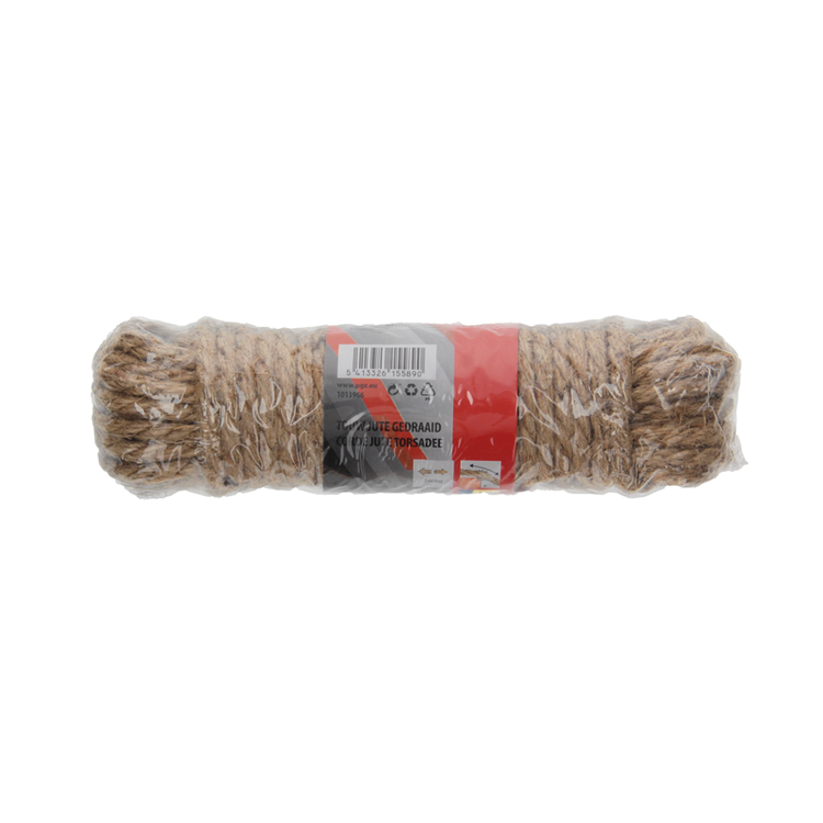 Mack 1013966 - Juteseil gedrehter Strang 6mm 10m | 5 Stück