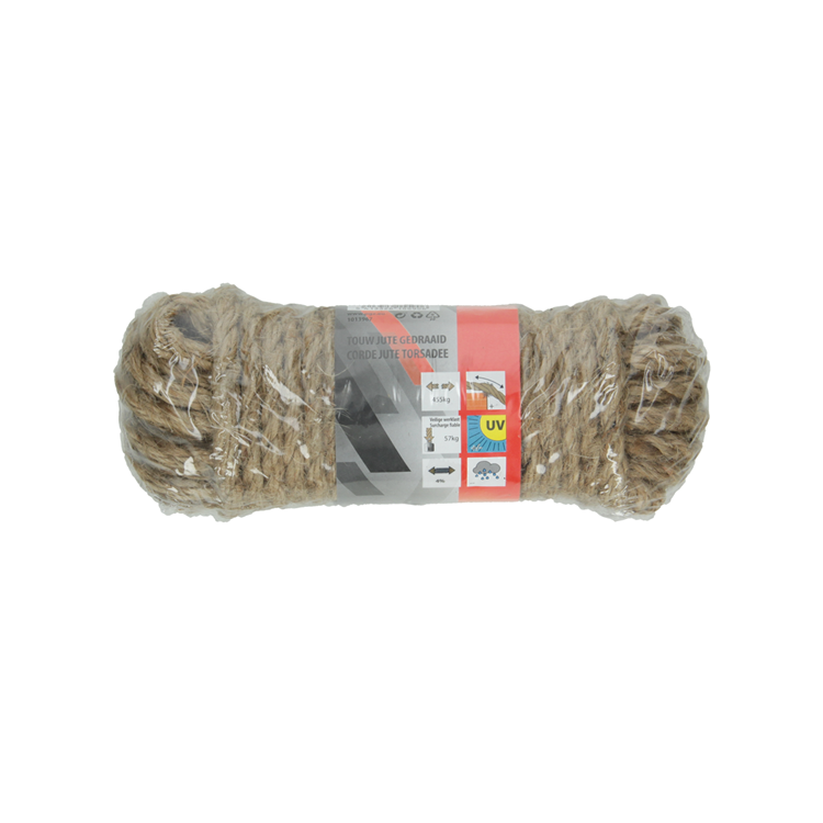 Mack 1013967 - Juteseil gedrehter Strang 8mm 10m | 5 Stück