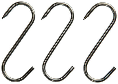 Mack 1008565 – 3 verzinnte Fleischhaken 4,4 x 100 mm | 10 Stück
