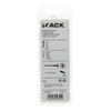 Mack 1017239 - Spanplattenschraube mit Kopf gelb plattiert 10 Stück 4,0 x 70 mm | 10 Stück