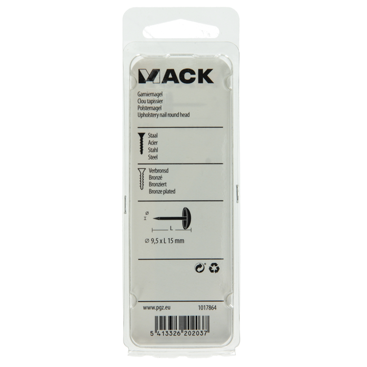 Mack 1019660 - Holzschraube Linsenkopf Messing 11 Stück 3,0 x 20 mm | 10 Stück