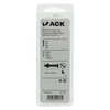 Mack 1017504 – Metallschraube verzinkt. Kopf + Mutter plattiert 8 Stück M5 x 50 mm | 10 Stück