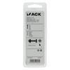 Mack 1017541 – Heizungsschraube + Mutter aus verzinktem Stahl, 18 Stück, M4 x 25 mm | 10 Stück
