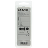 Mack 1017606 – Hahnschraube + Mutter aus verzinktem Stahl, 13 Stück, M6 x 25 mm | 10 Stück