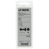 Mack 1017609 – Hahnschraube + Mutter aus verzinktem Stahl, 8 Stück, M6 x 50 mm | 5 Stück