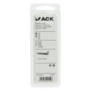 Mack 1017830 – Schraubdaumen mit Schlitz, verzinkter Stahl. 5 Stück 5,0 x 40 mm | 10 Stück