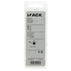 Mack 1017861 - Rahmenaufhänger Stahl vermessingt 4 Stück 19 x 31 mm | 10 Stück