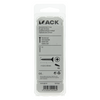 Mack 1019760 - Spanplattenschraube VZ-Kopf Edelstahl 6 Stück 6,0 x 60 mm | 10 Stück