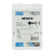Mack 1018102 – Heizungsschraube + Mutter aus verzinktem Stahl, 30 Stück, M6 x 40 mm | 5 Stück - afbeelding 4