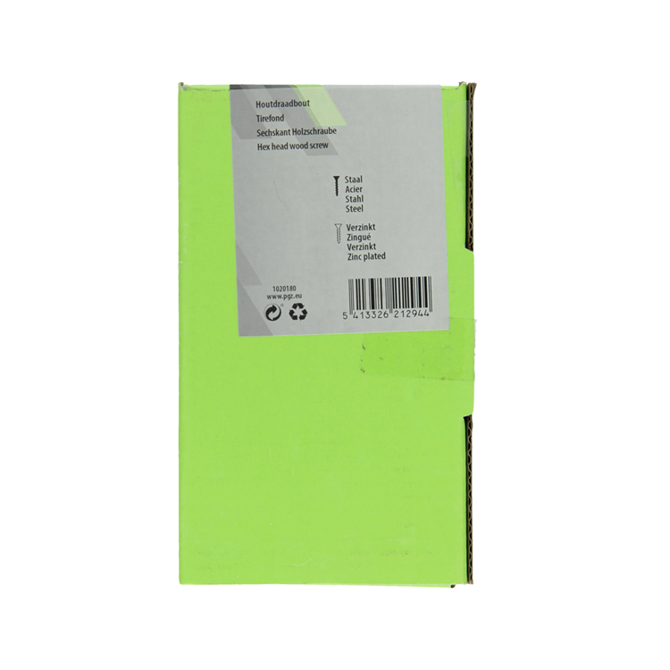 Mack 1020180 - Holzgewindebolzen verzinkt 30 Stück 8 x 120 mm | 3 Stück