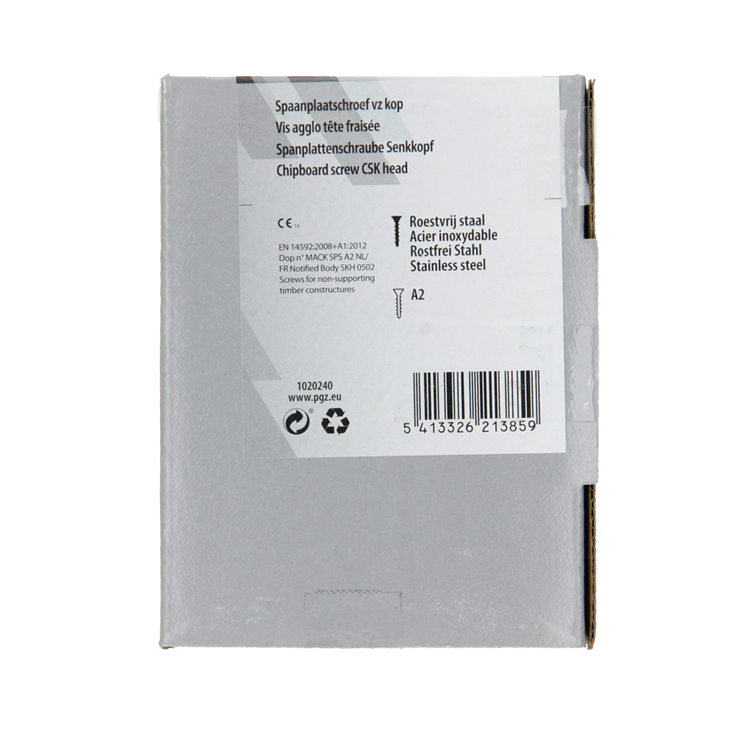 Mack 1020240 – Spanplattenschraube VZ-Kopf Edelstahl A2 200 Stück 4,5 x 40 mm | 2 Stk