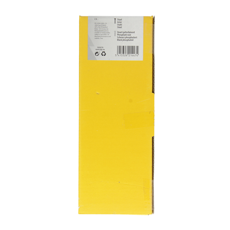 Mack 1020276 – Gipskartonschraube schwarz phosphatiert. 500 Stück 3,5 x 45 mm | 1 Stk