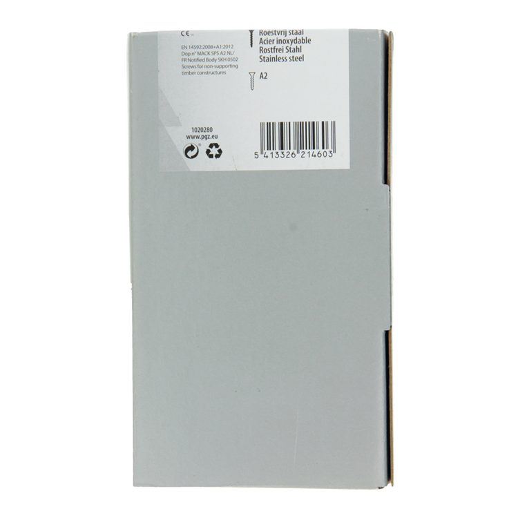 Mack 1020280 – Spanplattenschraube VZ-Kopf Edelstahl A2 250 Stück 5,0 x 50 mm | 2 Stk