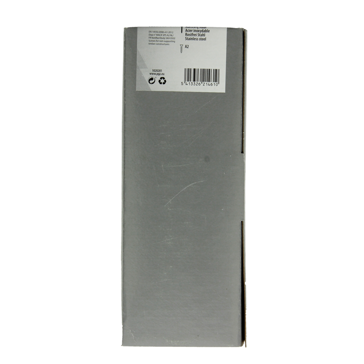 Mack 1020281 – Spanplattenschraube VZ-Kopf Edelstahl A2 250 Stück 5,0 x 60 mm | 2 Stk