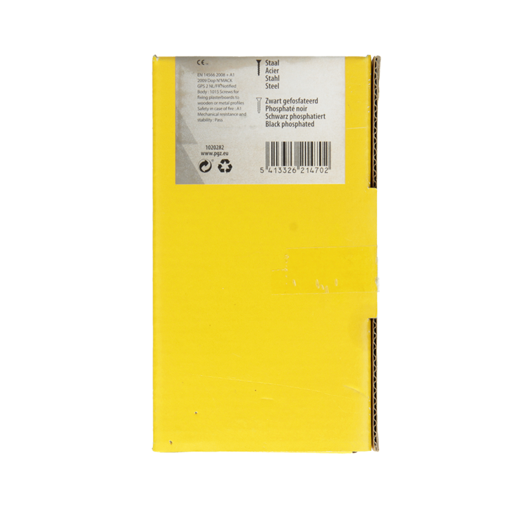 Mack 1020282 - Gipskartonschraube schwarz phosphatiert. 1000 Stück 3,5 x 25 mm | 2 Stk