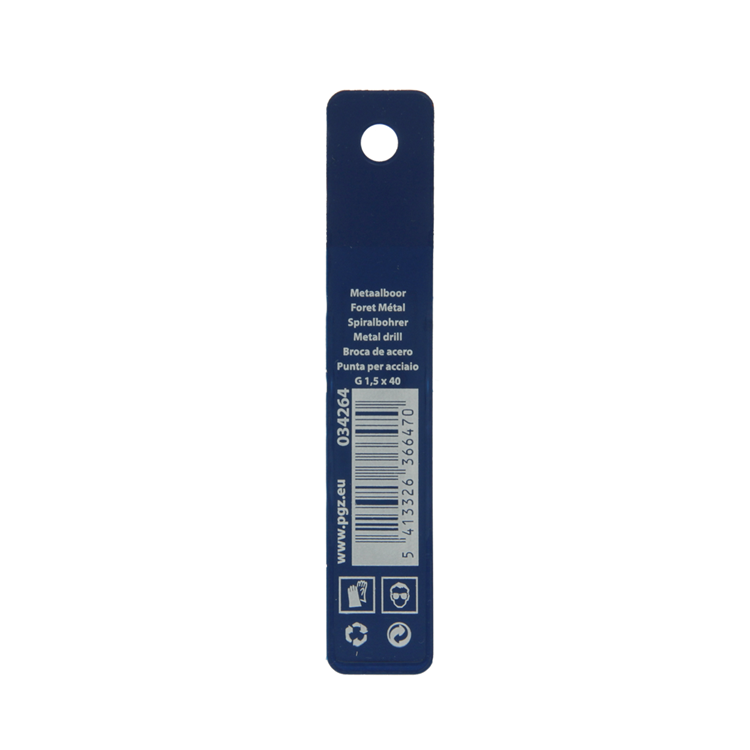 Mack 1018397 – Metallbohrer HSS G DIN 338 ø 1,5 x 40 mm 2 Stück | 5 Stück