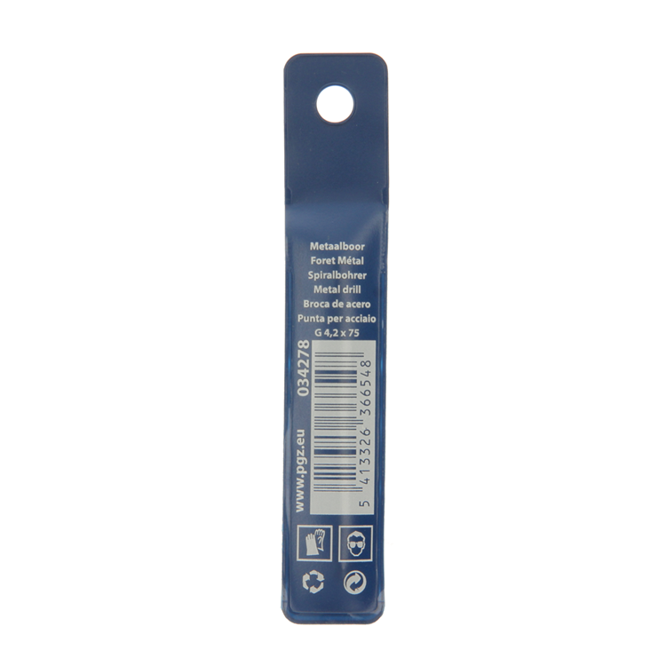 Mack 1018404 – Metallbohrer HSS G DIN 338 ø 4,2 x 75 mm | 5 Stück