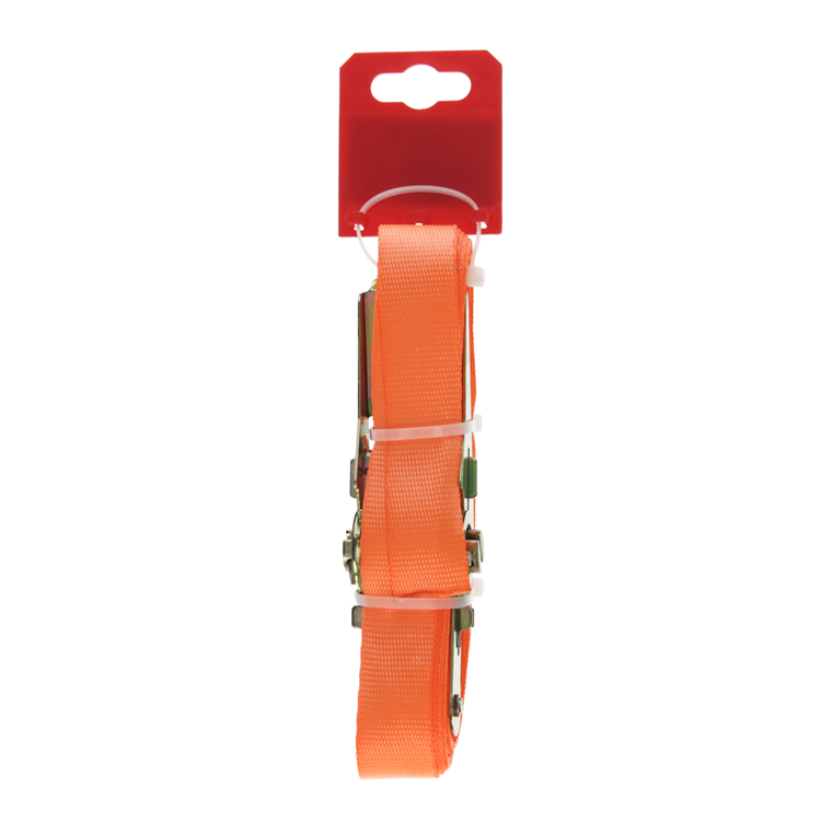 Mack 1023386 – Spanngurt Polyester, Ratschenspanner 25 mm-5 m, max. 500 kg | 3 Stück