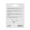 Mack 1047706 - Stuhlgleiter Nagel Kunststoff weiß ø 19 mm 12 Stück | 6 Stück