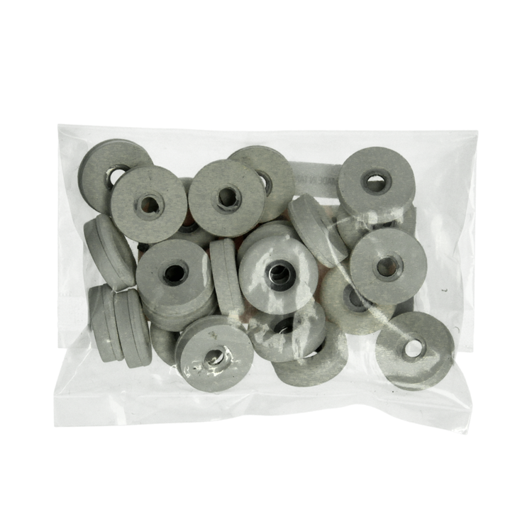 Mack 1047751 - Sitzkappengummi weiß ø 23 mm 24 Stück | 6 Stück
